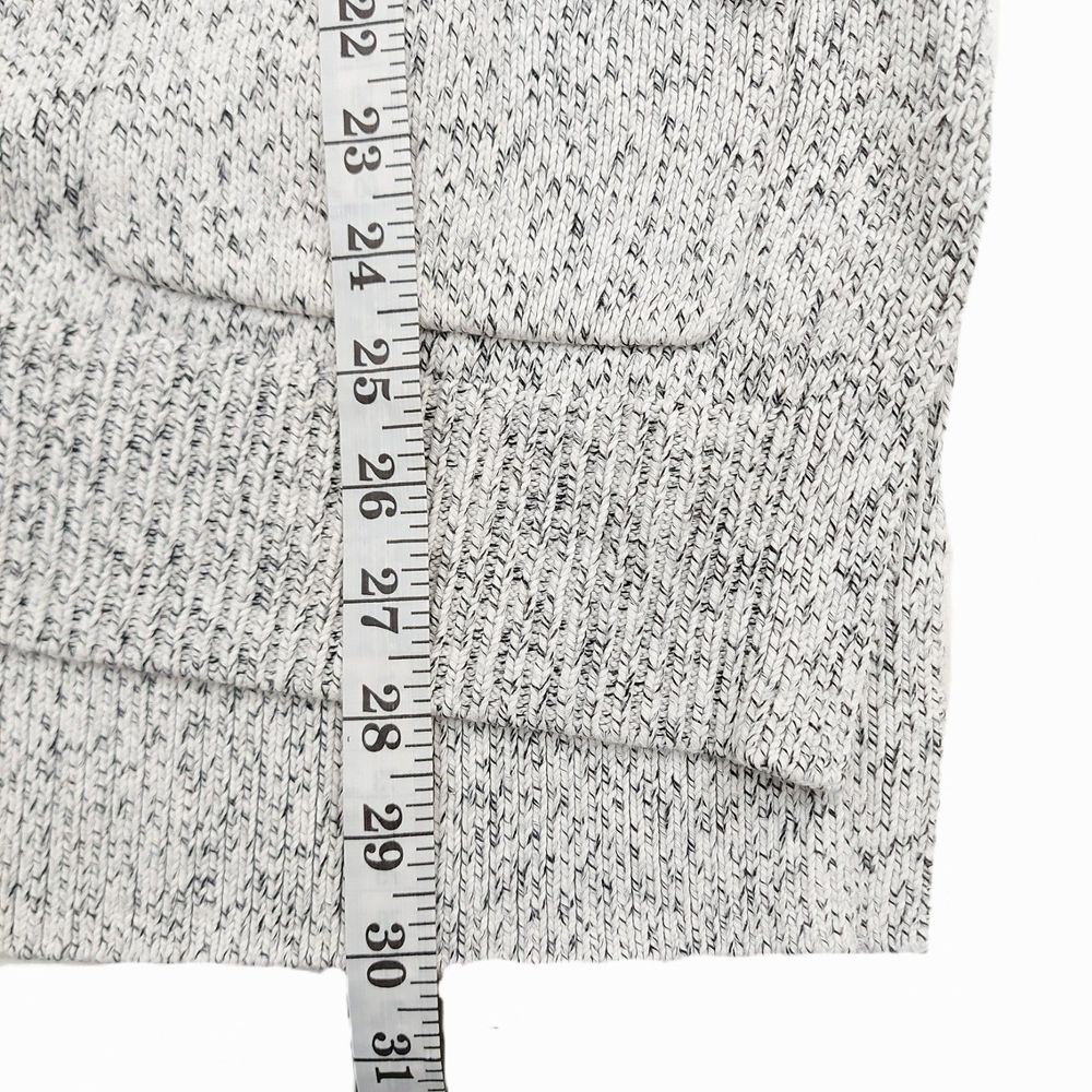 Madewell Womens Midlan Cardigan Sweater Small Gray Marled Long Sleeve Cotton - Picture 11 of 13